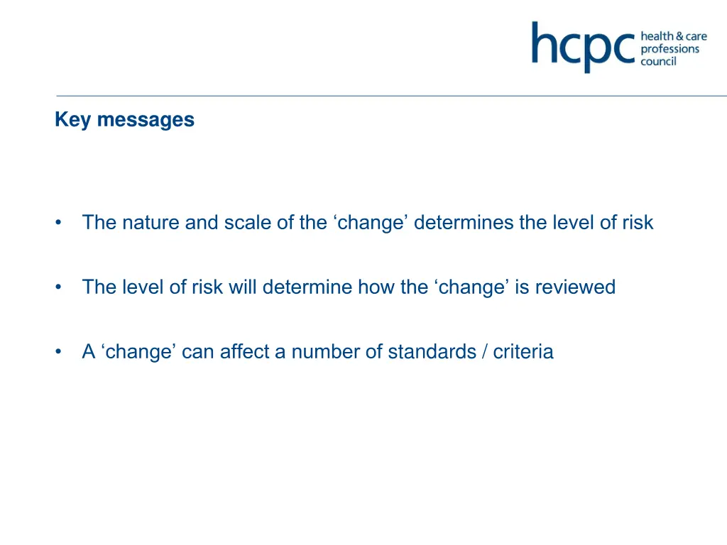 key messages 1