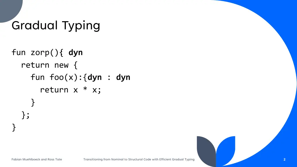 gradual typing