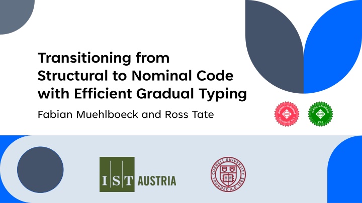 transitioning from structural to nominal code