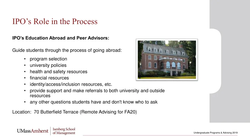 ipo s role in the process