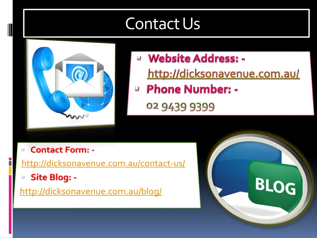 contact us