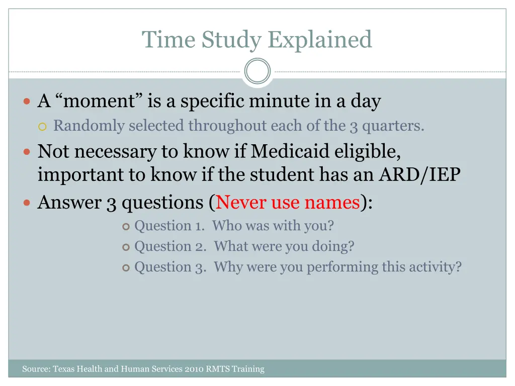 time study explained