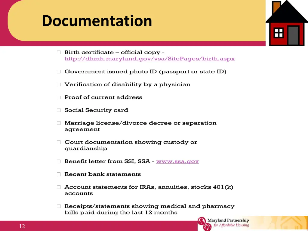 documentation