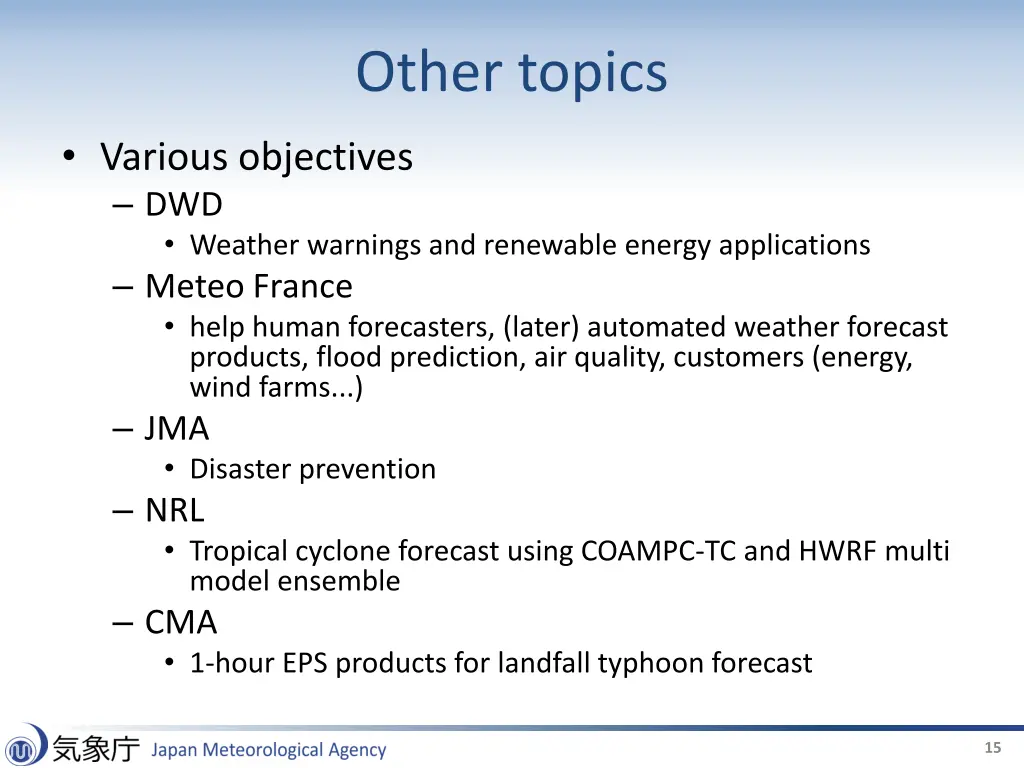 other topics 1