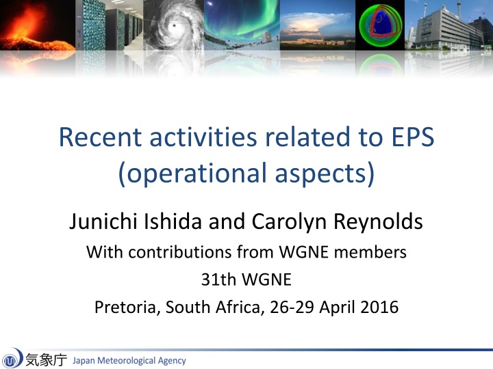recent activities related to eps operational