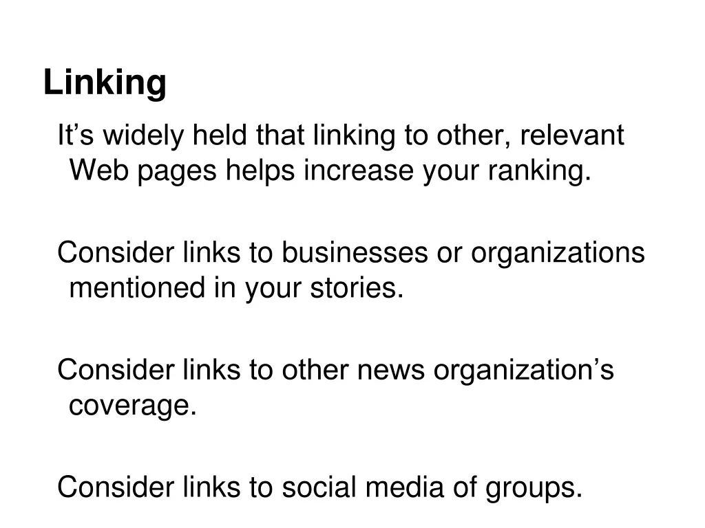 linking