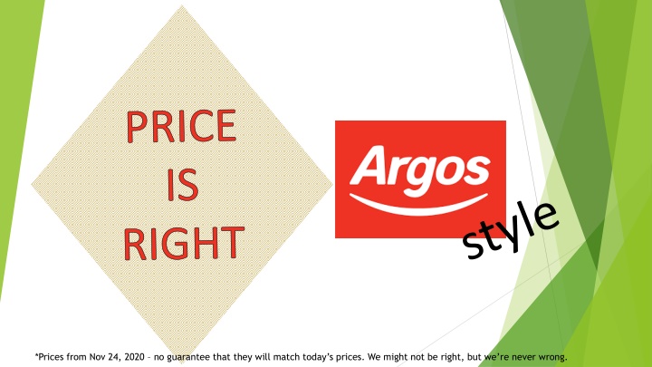 price is right