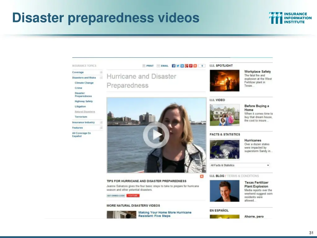 disaster preparedness videos