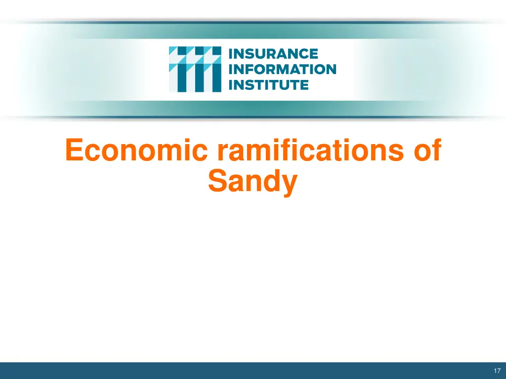 economic ramifications of sandy