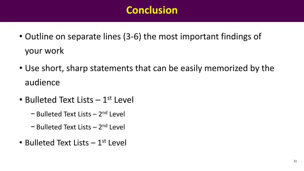 conclusion