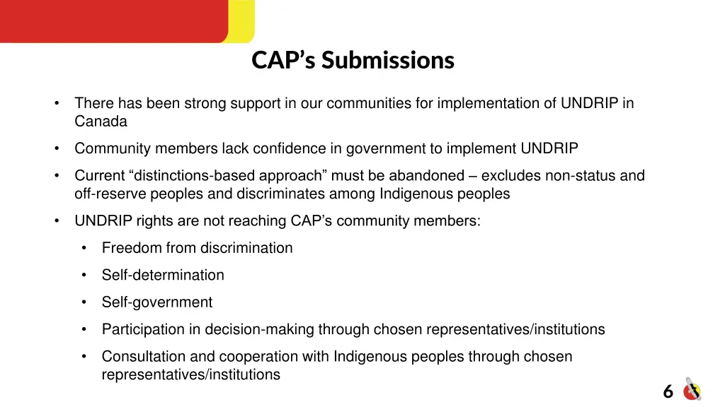 cap s submissions