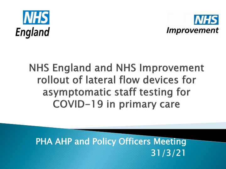 pha ahp and policy officers meeting
