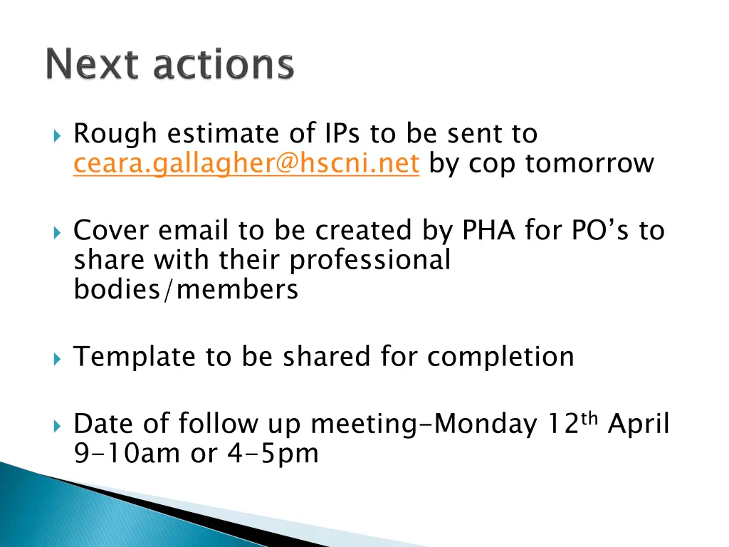 rough estimate of ips to be sent to ceara