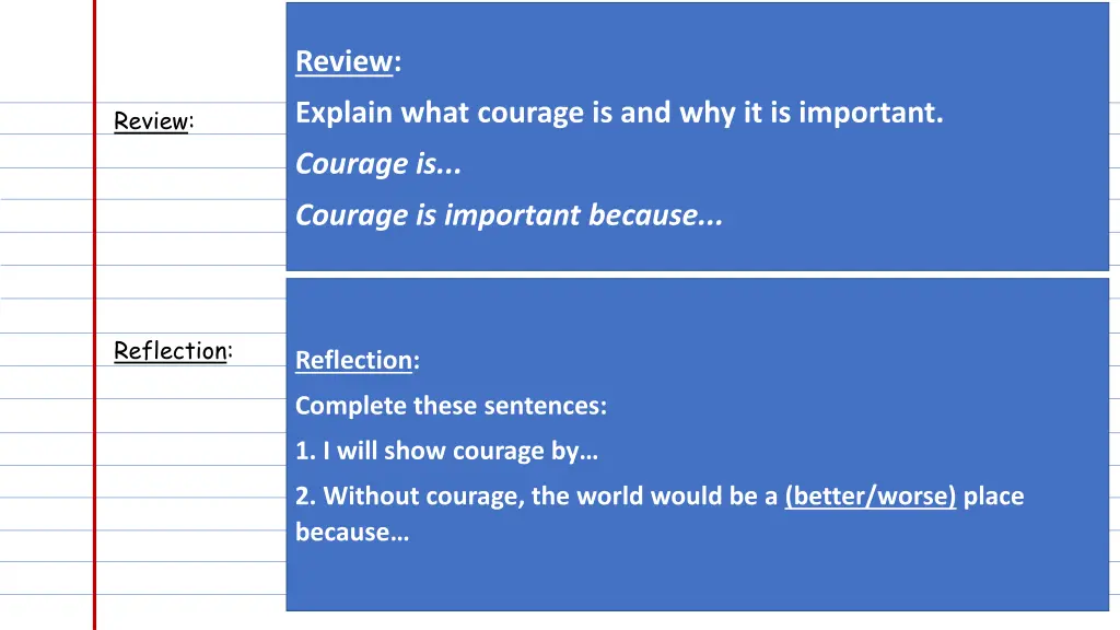 review
