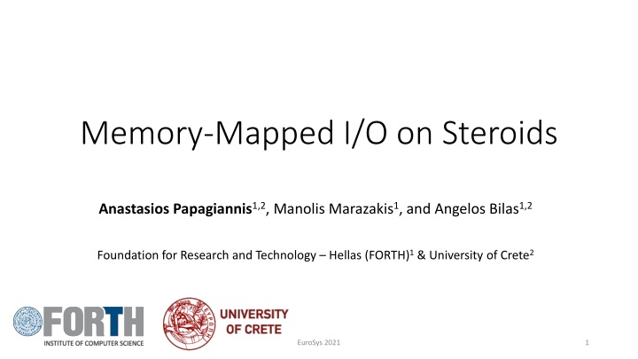 memory mapped i o on steroids