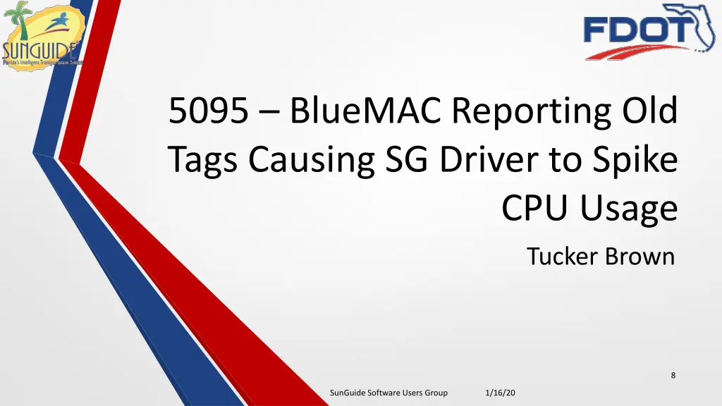 5095 bluemac reporting old tags causing sg driver