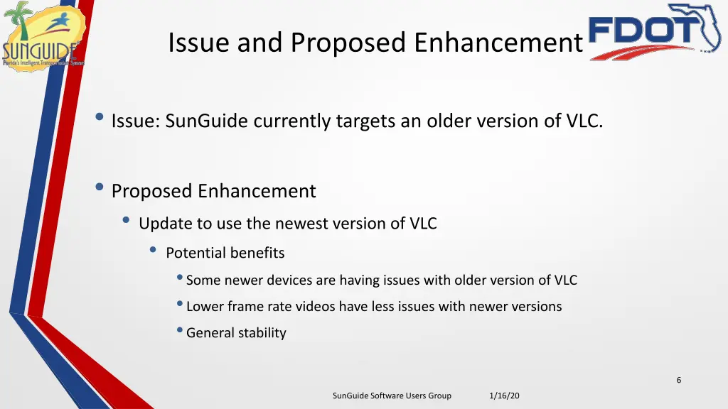 issue and proposed enhancement 1