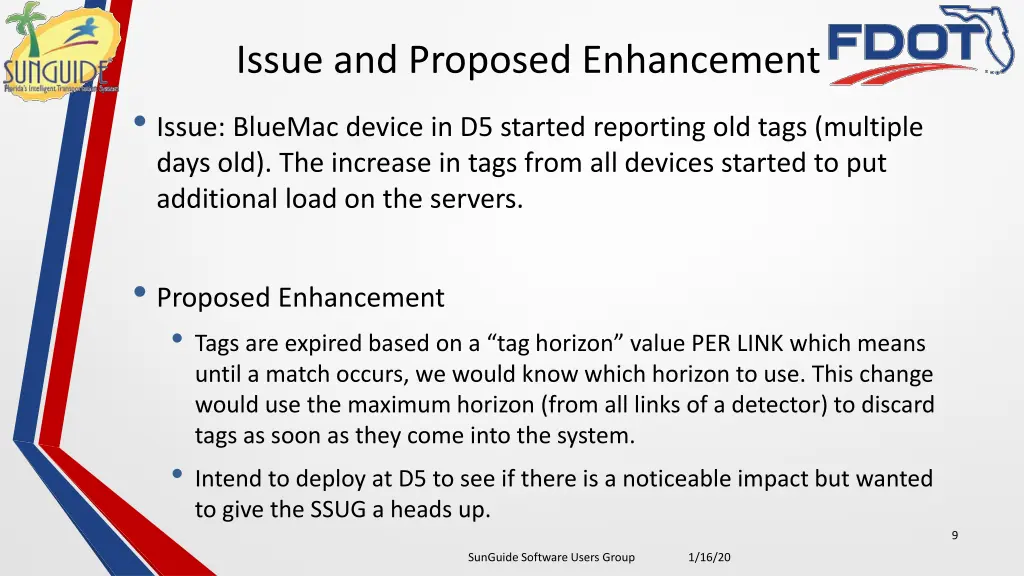 issue and proposed enhancement issue bluemac