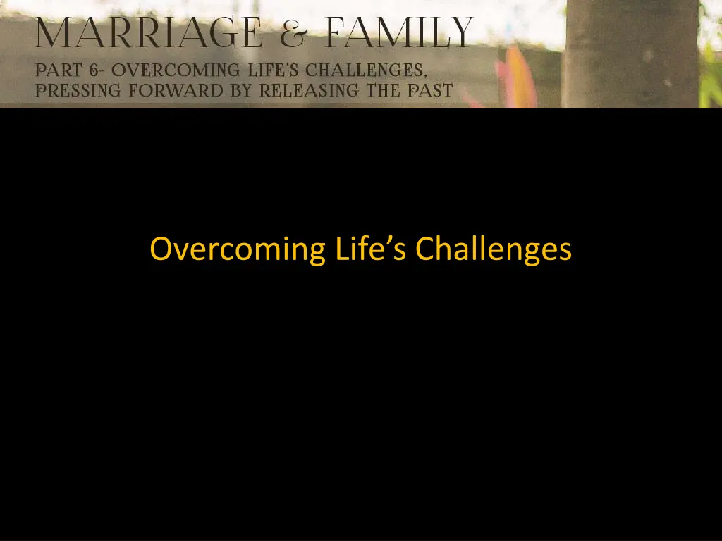 overcoming life s challenges