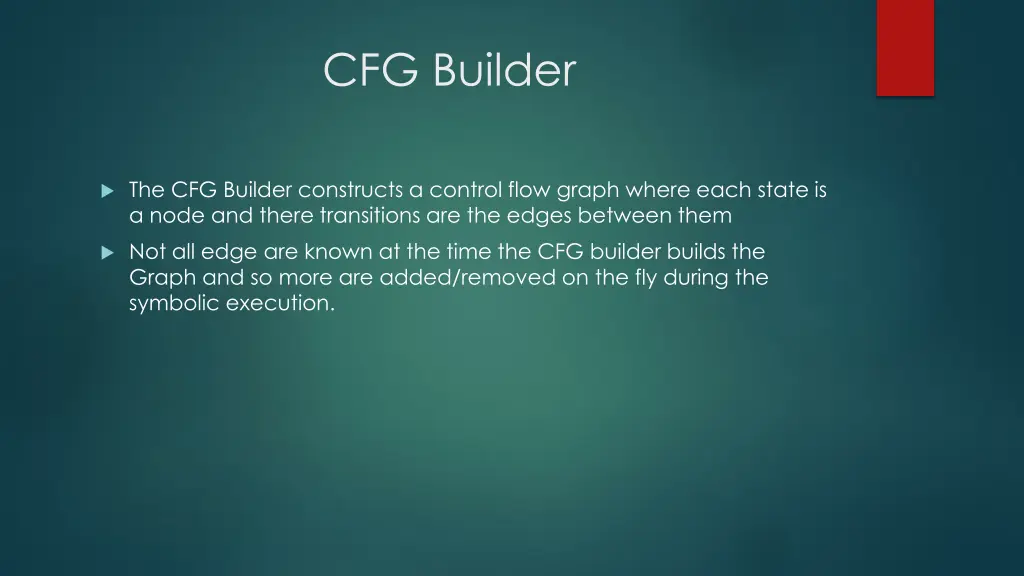 cfg builder