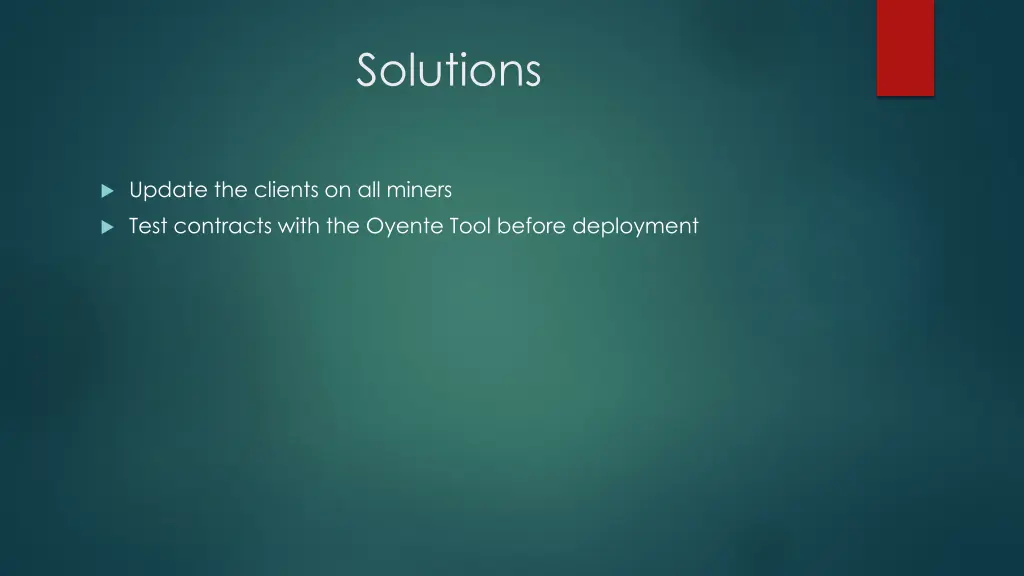 solutions