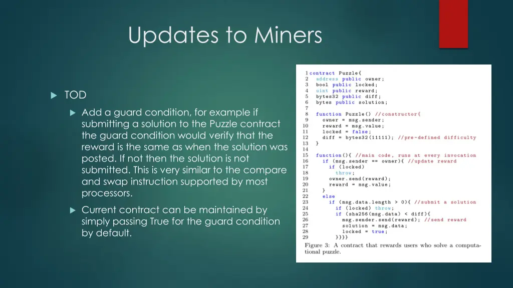 updates to miners