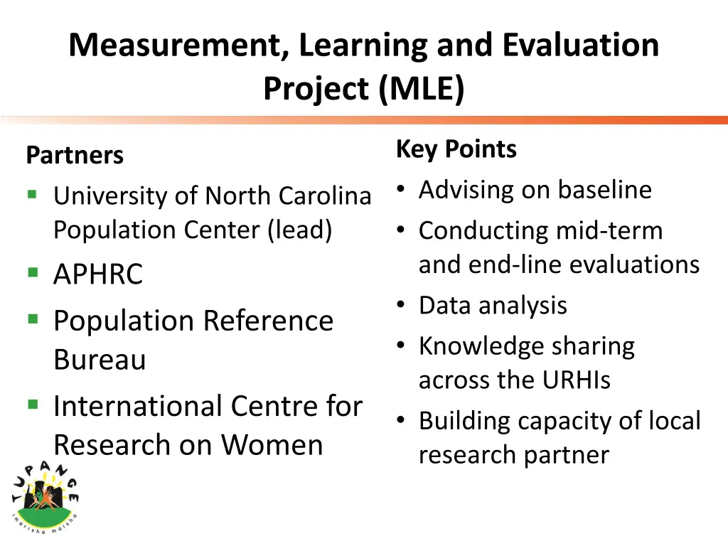 measurement learning and evaluation project mle