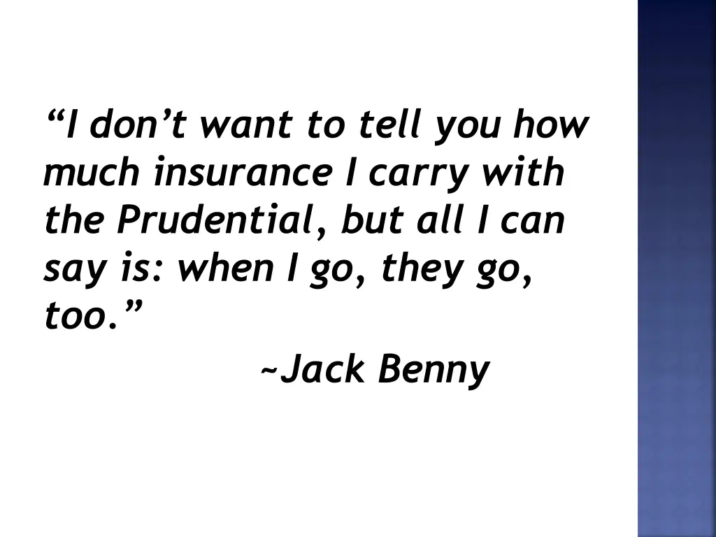 i don t want to tell you how much insurance