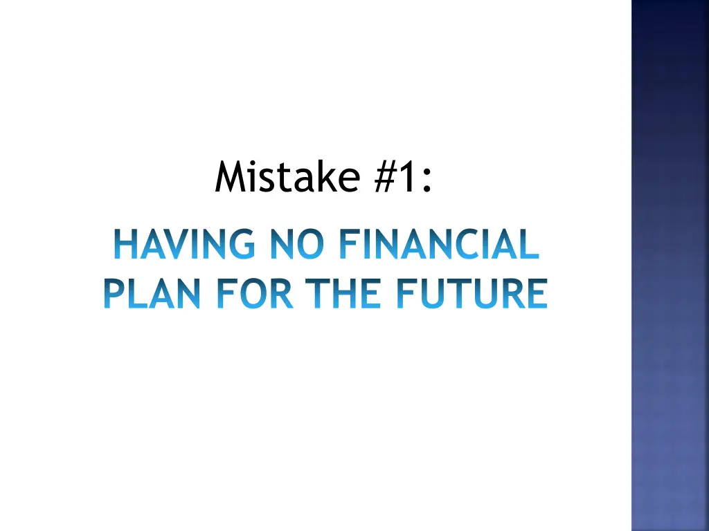 mistake 1