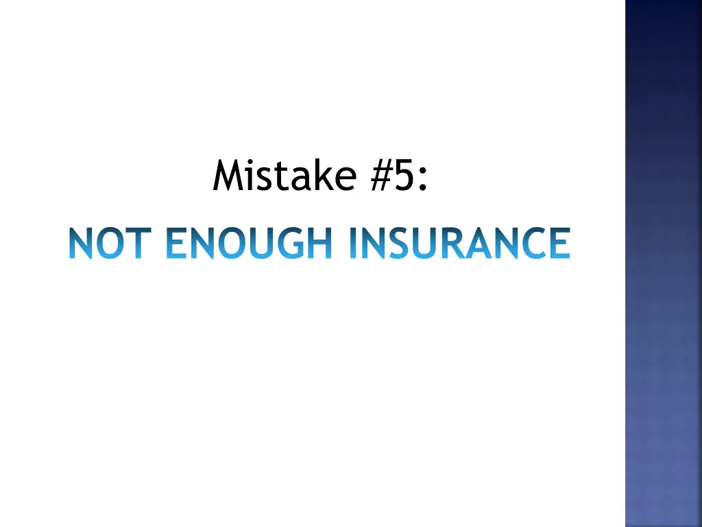 mistake 5