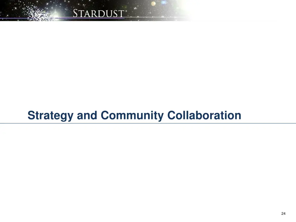 strategy and community collaboration