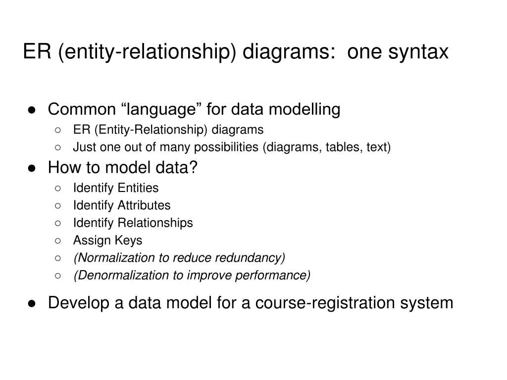 er entity relationship diagrams one syntax