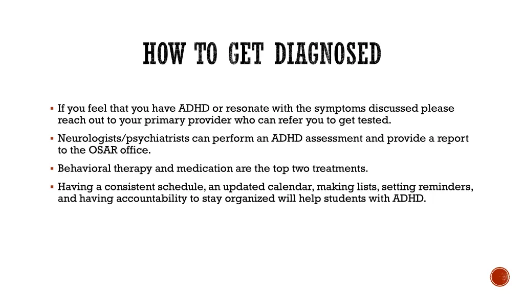 how to get diagnosed