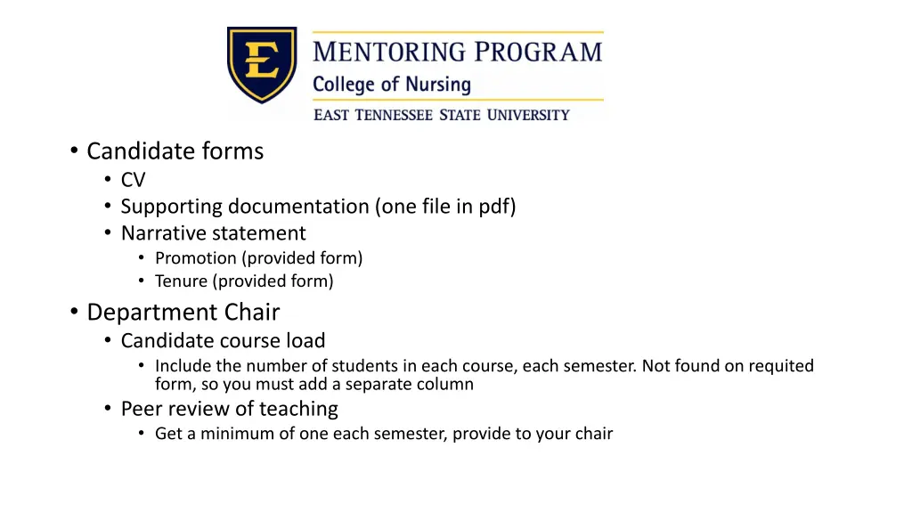 candidate forms cv supporting documentation