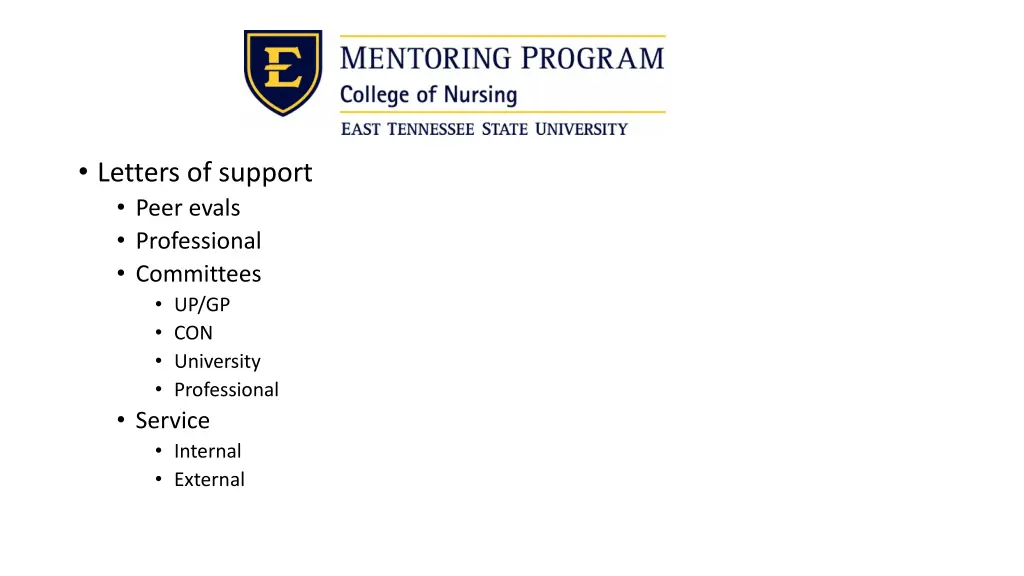 letters of support peer evals professional
