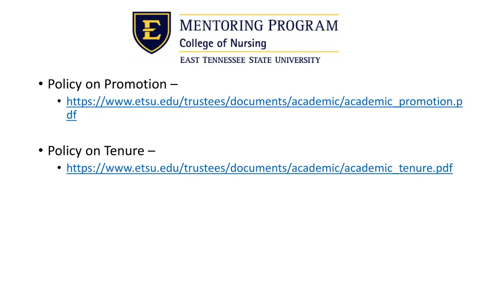 policy on promotion https www etsu edu trustees