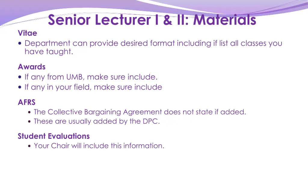 senior lecturer i ii materials