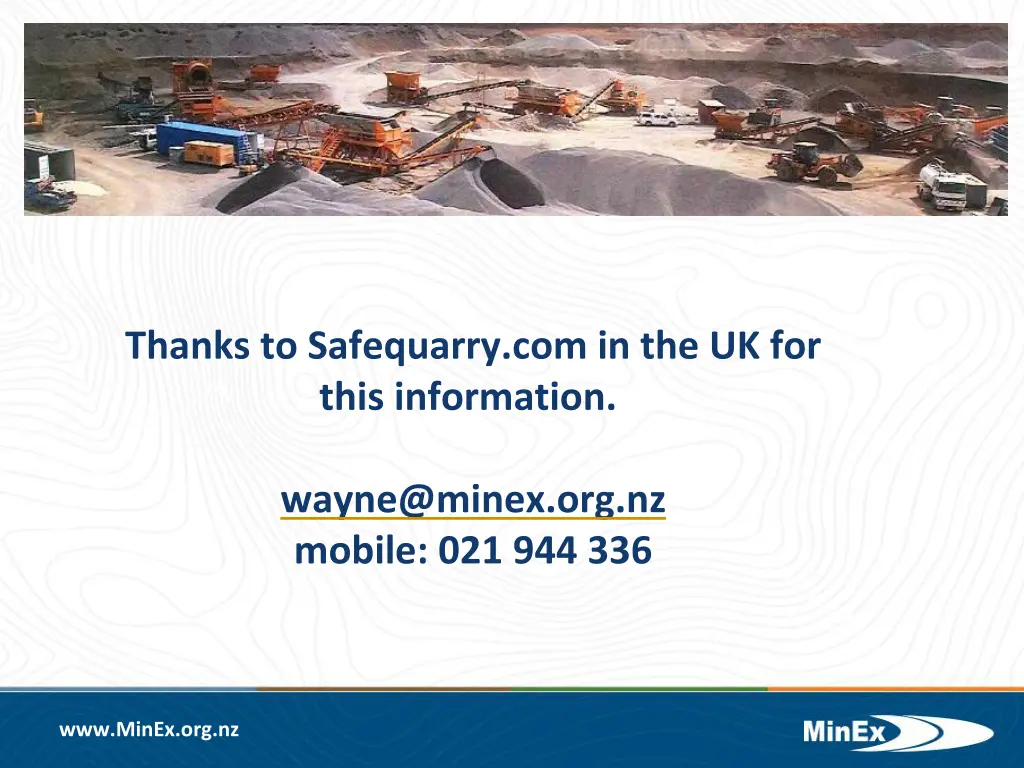 thanks to safequarry com in the uk for this