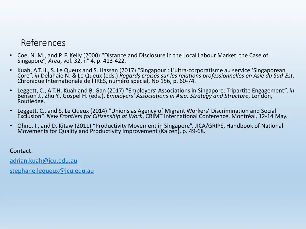 references coe n m and p f kelly 2000 distance