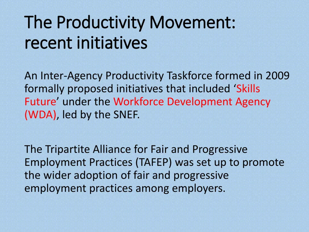 the productivity movement the productivity 1