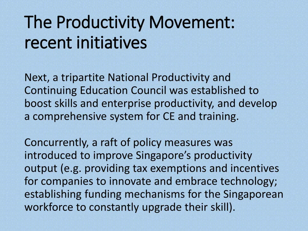 the productivity movement the productivity 2