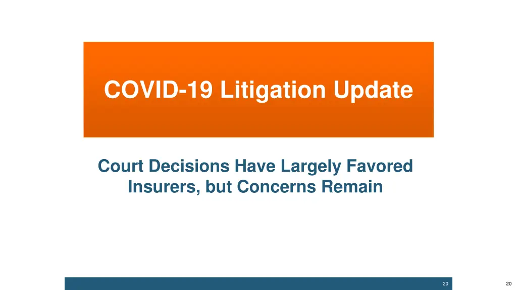 covid 19 litigation update