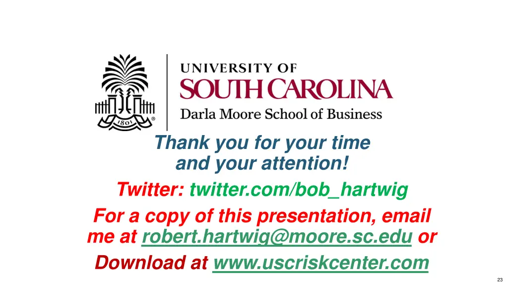 thank you for your time and your attention