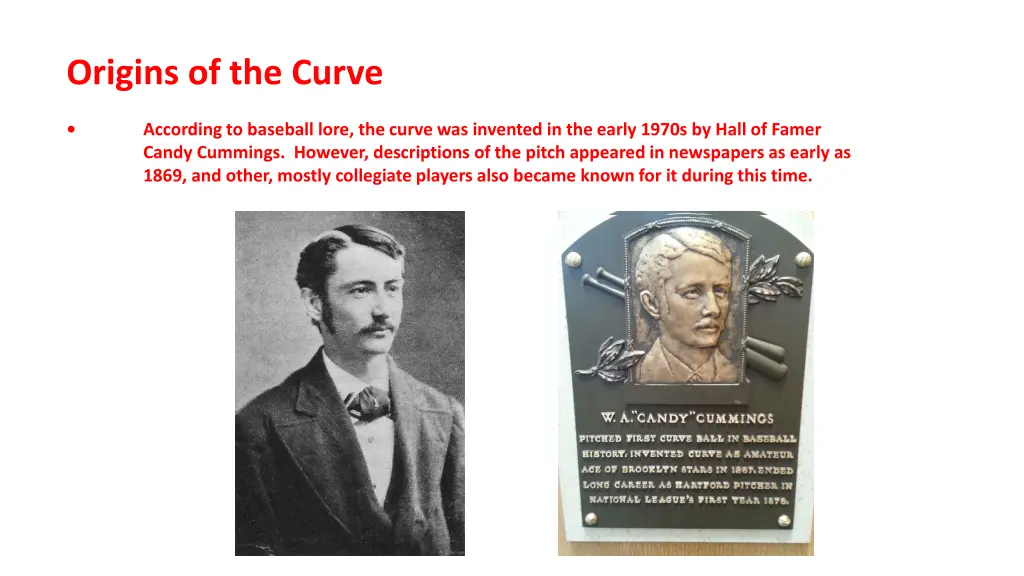 origins of the curve