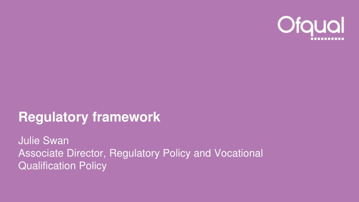 regulatory framework