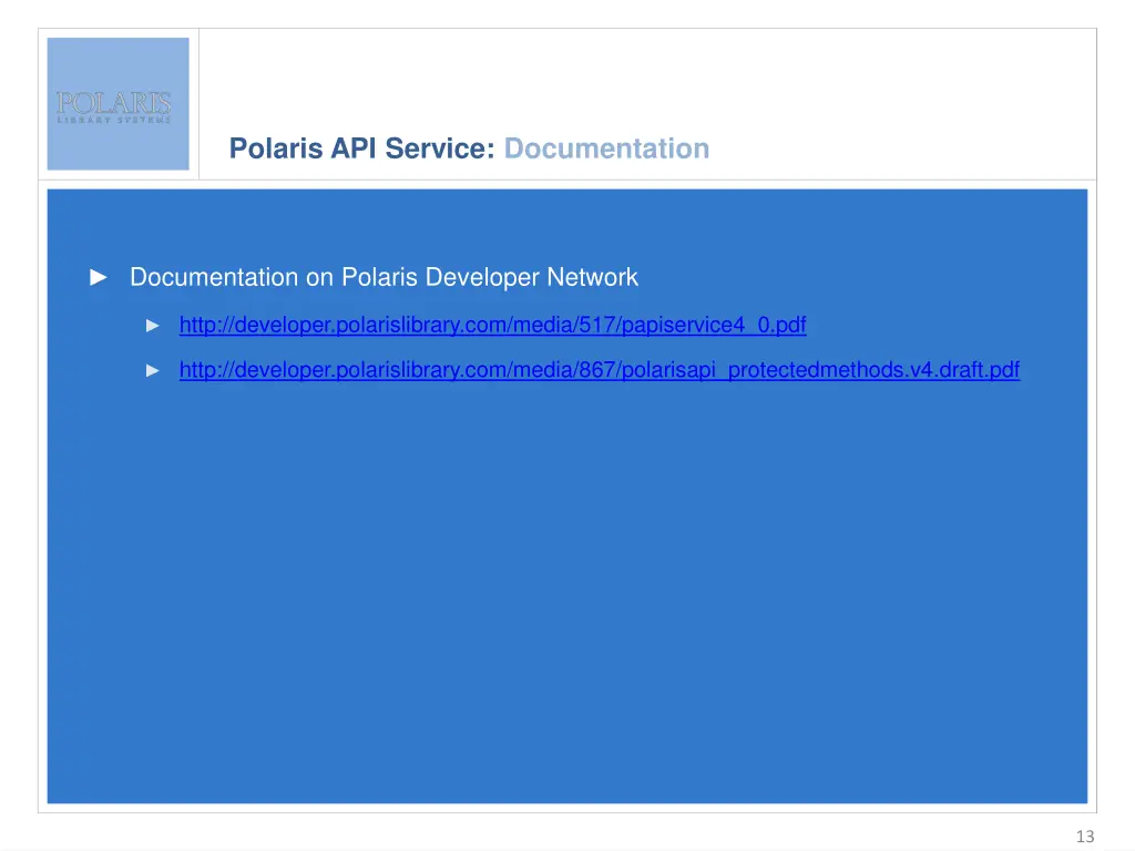 polaris api service documentation