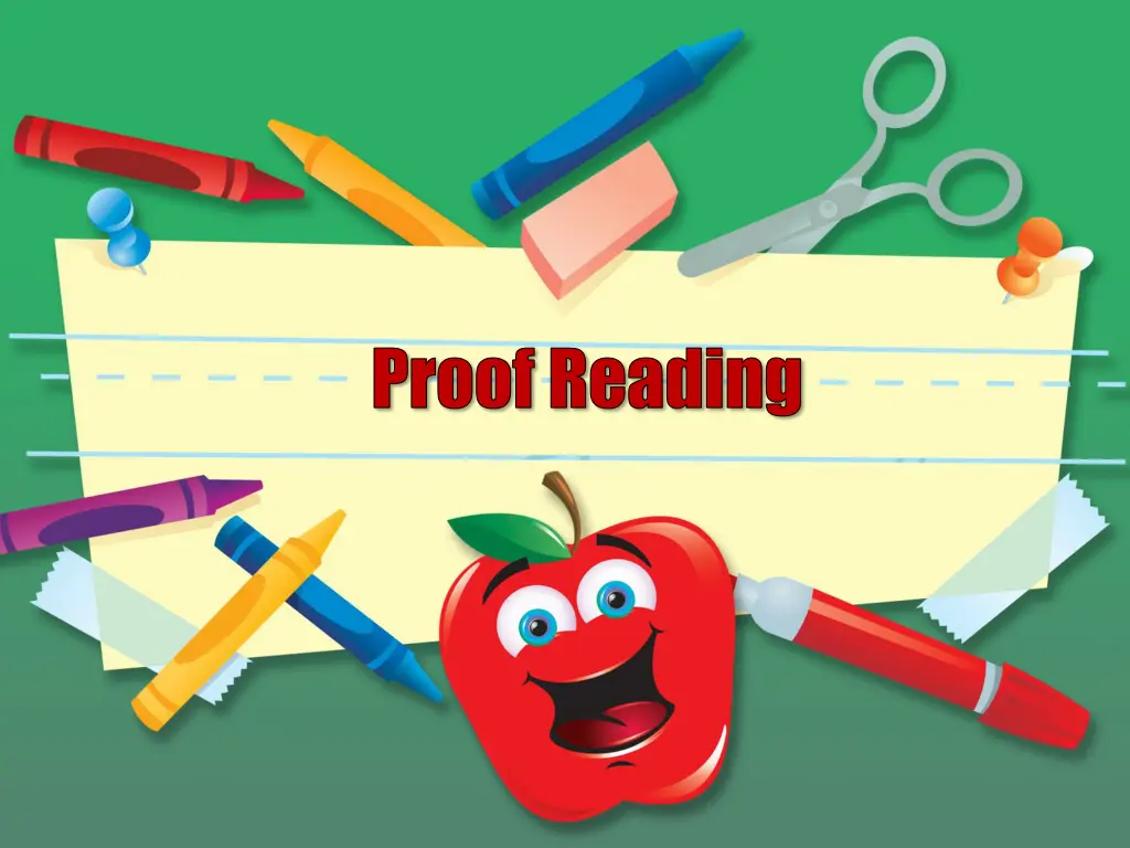 proof reading