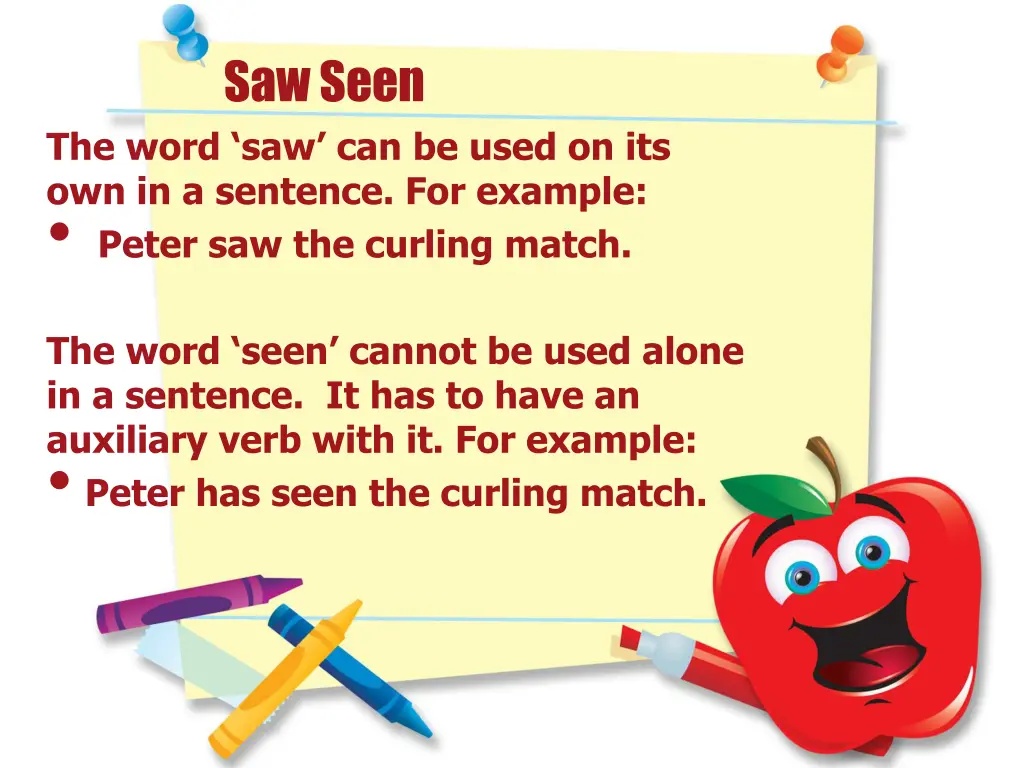 saw seen