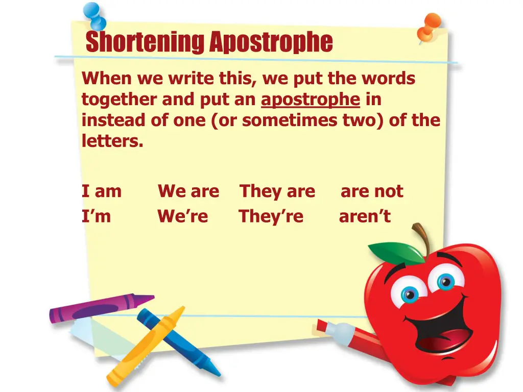 shortening apostrophe 1
