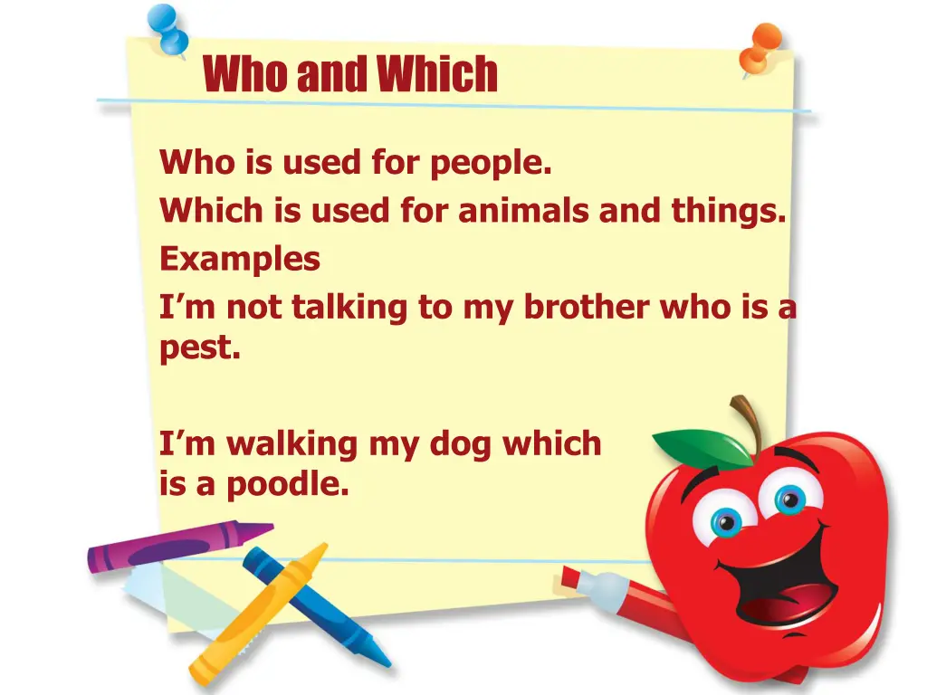 who and which